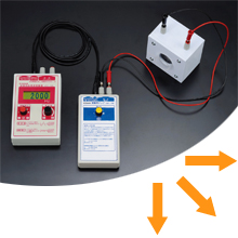実験用低周波発振器（マイ・発振器）実験用アンプを併用