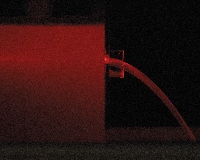 水圧実験水そう　WP-3　光の全反射実験